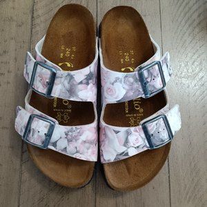 Birkenstock Arizona Birko-Flor Silky Rose PInk Womens Size 6-6.5